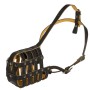 Comfort Leather Padded Rottweiler Muzzle Basket