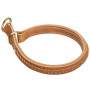 Handmade Braided Leather Dog Choke Collar Rottweiler Training