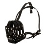 Light Weight Leather Rottweiler Muzzle with Adjustable Straps