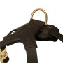 Rottweiler Harness Padded Back Plate and D-Ring