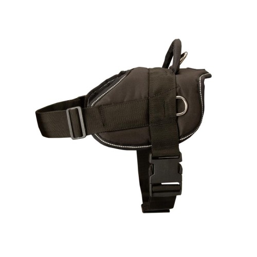 Nylon Multipurpose Rottweiler Harness for Tracking, Training and